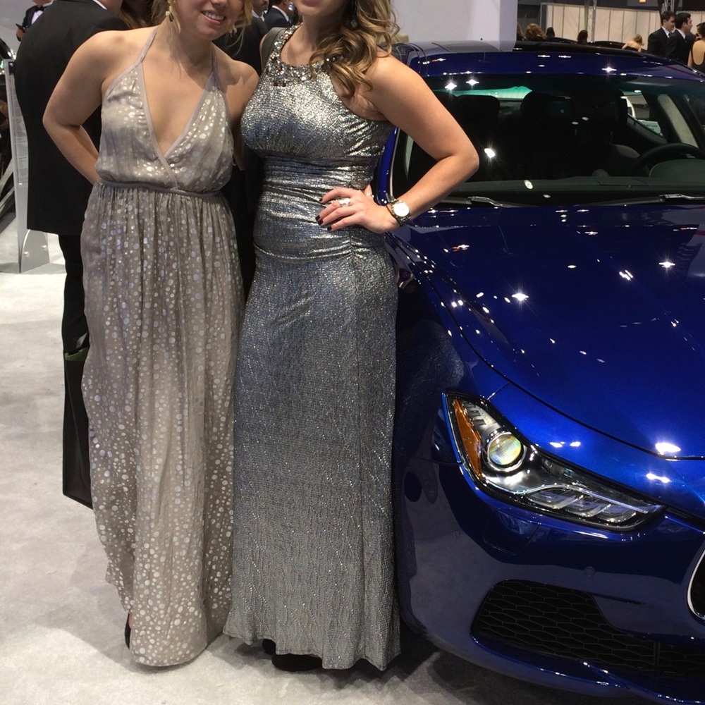 Long dressy and open back